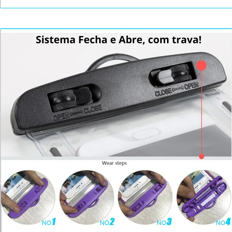 Case a Prova D'água com Airbag - NUNCA MAIS PERCA SEU APARELHO CELULAR!!! OFERTA DE VERÃO