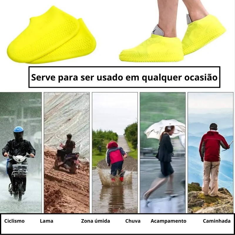 Capa de silicone impermeável para sapatos - *PERFEITO PARA OS DIAS DE CHUVA*