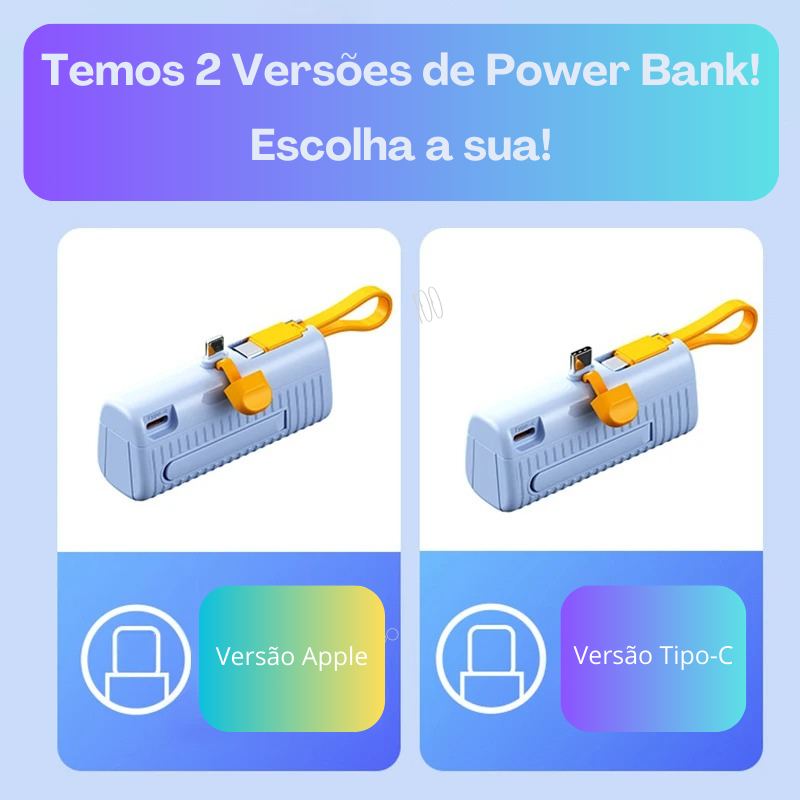 Power Bank 10.000mAh - Bateria Externa de Emergência Perfeita para Você!