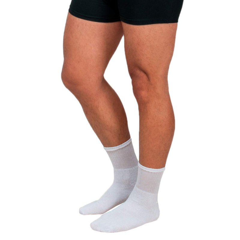 Kit Meia Masculina - 12 Pares Cano Alto Sport Algodão (Tamanho 39 a 43)