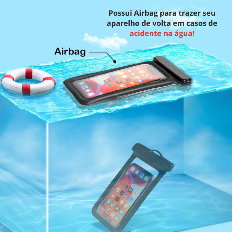 Case a Prova D'água com Airbag - NUNCA MAIS PERCA SEU APARELHO CELULAR!!! OFERTA DE VERÃO