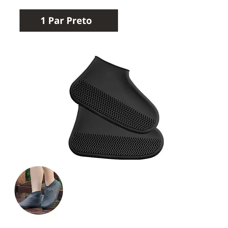 Capa de silicone impermeável para sapatos - *PERFEITO PARA OS DIAS DE CHUVA*