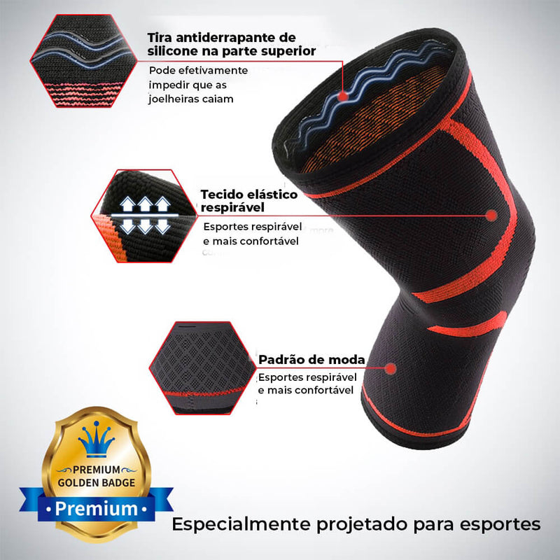 Joelheira Fitness Esportes de Alta Elasticidade