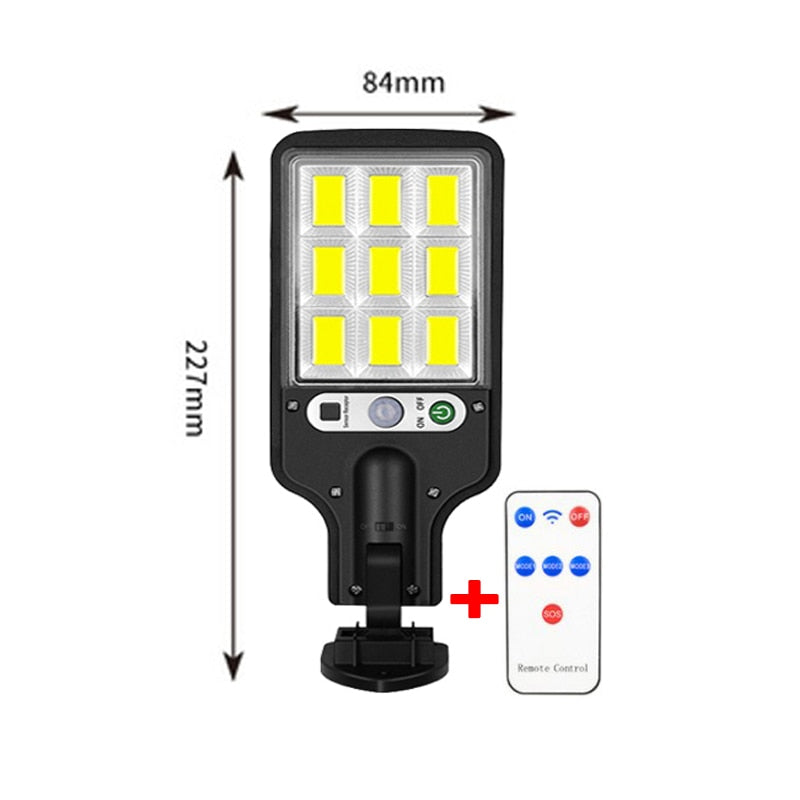 Refletor Solar LED - Sustentável com Sensor de Movimento